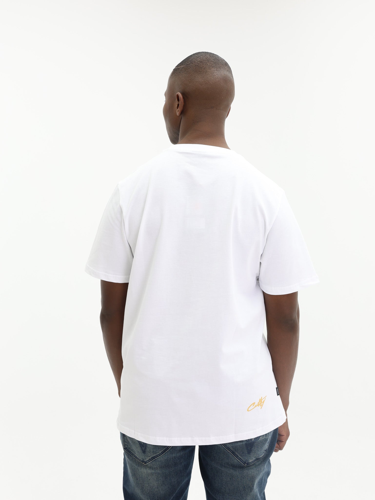 Cutty T-Shirt Dog Logo White